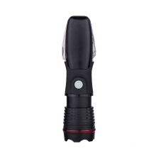 Attack head aluminum powerful defense zoom led flashlight